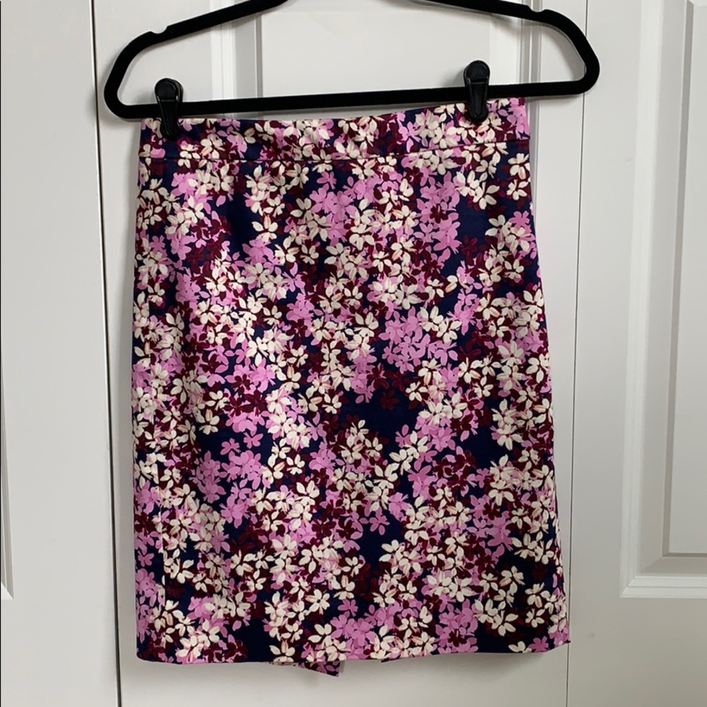 JCrew Floral print pencil skirt - NWOT